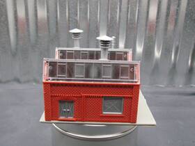 1559 Bachmann N Scale Buildings-eastern Chemical Company-assembled-light Installed