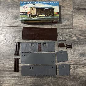 1625-100 Bachmann Vintage Plasticville Railroad Rr Work Car W Box 1960