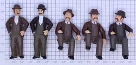 22-232 Bachmann Acme Men Figure Assortment Bag Of 5