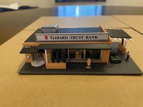 45804 Bachmann Plasticville Drive-in Bank Building N Scale