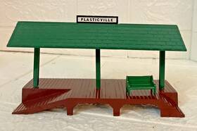 5-141-5 Bachmann Lm-3 Kit O 027 And S Scale Freight Station Original Box Exc
