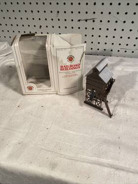 55-7311 Bachmann N Scale Assembled Railroad Buildings Coaling Station Boxed