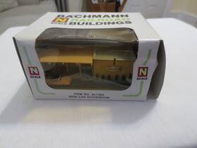 55-7403 Bachmann N Scale Car Showroom Railroad Buildings Vintage Including Box