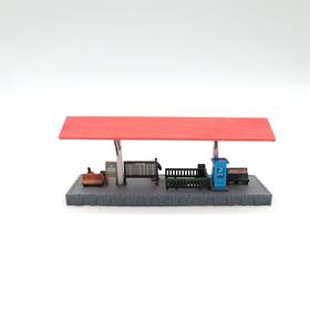 55-7406 Bachmann Model Train - N Scale Platform Station #55-7406. Building
