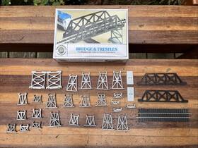 56-1223 Bachmann 46723 N Scale Bridge And Trestles Set Over Under 31 Piece
