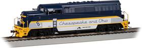 69201 Bachmann Trains Emd Bl2 Dcc Equipped Locomotive Chesapeake And Ohio #85 Ho Scale