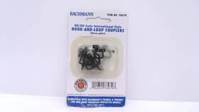 78979 Bachmann Ho/oo Scale International Style Hook And Loop Couplers 3 Pairs New
