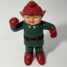 92322 Bachmann G Scale Big Haulers Christmas Train Standing Elf Figure 2 1/2 Inch #92322