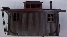 99001 Bachmann Big Haulers Brown/black Cupola Caboose Shell 99001 Bachmann Big Haulers Brown/black Cupola Caboose Shell