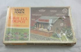 Bac47-1502 Bachmann Tain Town Ho Scale G&r Lcl Depot Building Scenery Set 47-1502