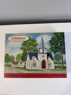 45630 Bachmann Trains O Scale 75th Anniversary Plasticville Cathedral C195