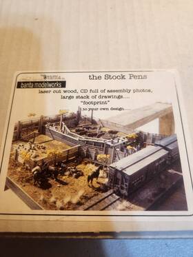 Bmw-145o Banta Modelworks O Scale Stock Pens Laser Cut Kit #bmw-145o Pre-owned