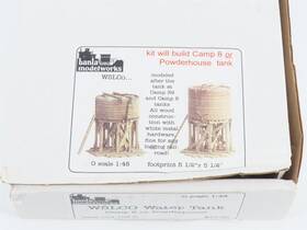 Bnw-104-106 Banta Modelworks O Scale Camp 8 Or Powderhouse Tank Kit