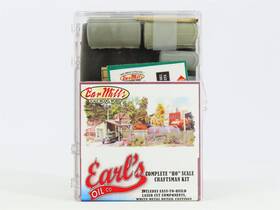 0802 Bar Mills Ho 1/87 Scale Craftsman Laser-cut Kit #0802 Earls Oil Co