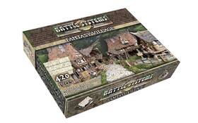 Bstfwc001 Battle Systems 060660090655 Fantasy Terrain Village Core Set - Multi Level Tabletop War Game