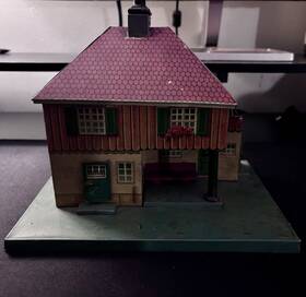 Ac4479 Bing Vintage Gauge Country Station On Platform
