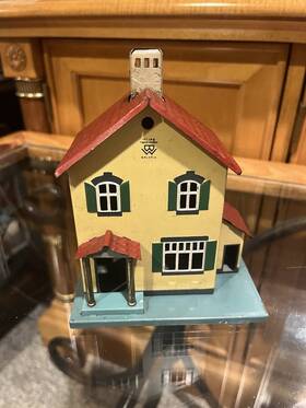 C.1922-1928 Bing Vintage Pre-war Bavaria House High Grade All Original Hand Painted