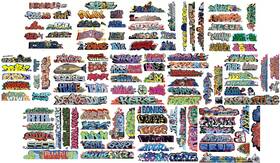 22442263 Blair Line Ho Graffiti Mega Decals Set Of 14