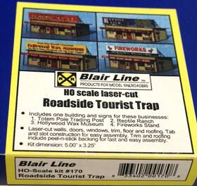 Signs-1 Blair Line 833402001708 Kit Roadside Tourist Trap With 4 Signs-1/87 Ho Scale #170 Layout/display Signs-1 Blair Line 833402001708 Kit Roadside Tourist Trap With 4 Signs-1/87 Ho Scale #170 Layout/display