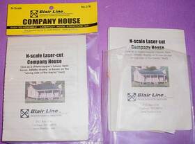 N-076 Blair Line 2 N Scale Gauge Wood Company House / Shanty Model Kits Train # 076 N-076 Blair Line 2 N Scale Gauge Wood Company House / Shanty Model Kits Train # 076