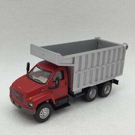 3011-16 Boley Gmc Topkick Ho Red And Silver Dump Truck #