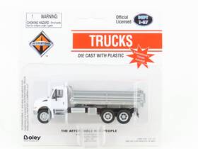 4105-76 Boley Ho Scale Dept 1-87 International Trucks Dump Truck White/silver