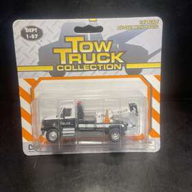 4514-37 Boley Ho Scale International Police Tow Truck - Black And White #4514-37 4514-37 Boley Ho Scale International Police Tow Truck - Black And White #4514-37