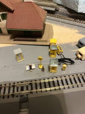 4566 Brawa Lighted And Faller Telephone Booths N Scale