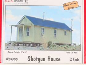 07300 Bts S 1/64 Scale Structures Goinft Home Series Kit #07300 Shotgun House