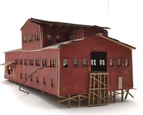 28300 Bts Ho Scale Slayfork Sawmill Wooden Kit Custom