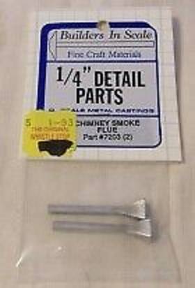 7203 Builders-in-scale O Chimney Smoke Flue Detail Castings 7203 Builders-in-scale O Chimney Smoke Flue Detail Castings
