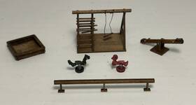 21-7237 Busch 1485 Ho Scale Adventure Playground Set By Ts