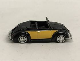 46705 Busch Ho Volkswagen Hebmuller Cabriolet Convertible Black Yellow 1/87