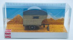 59932 Busch Ho Scale 1 87 Shepherds Wagon Model Trailer New In Box