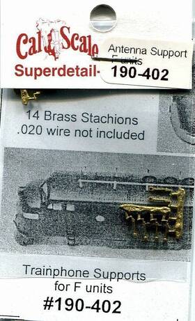 190-402 Cal Scale Ho Emd F-units Diesel Loco Prr Induction Phone Antenna Support 190-402 Cal Scale Ho Emd F-units Diesel Loco Prr Induction Phone Antenna Support