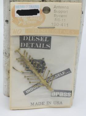 190-411 Cal Scale 411 Ho Alco Rs-11 Diesel Loco Prr Induction Phone Antenna Supports