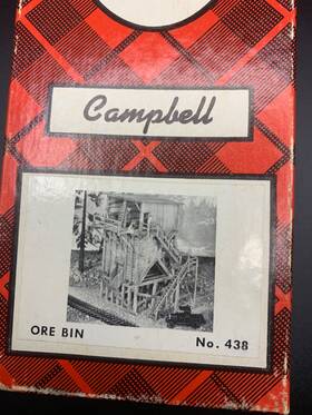 Campbell 021808958270 Scale Models 438 Ho Ore Bin Craftsman Kit