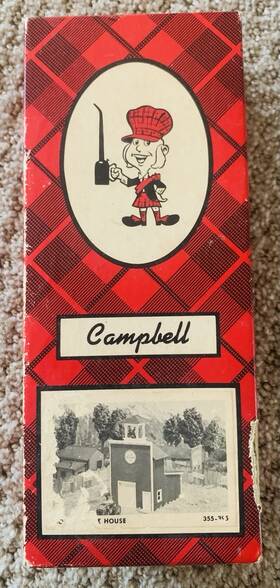 355-395 Campbell Vintage Ho Scale Models 1875 Fire House Building Kit Read