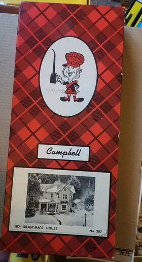 No.387-1995 Campbell 387-1995 Ho Scale Building Kit Granftmass House Must Read