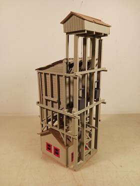 Ho0843 Campbell #357 Ho Hon3 Scale Coaling Station Tower Nicely Built Ho0843 Campbell #357 Ho Hon3 Scale Coaling Station Tower Nicely Built