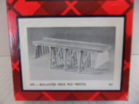 301-395 Campbell Scale Models Ho Pile Trestle Ballasted Track By Kit #301-395 Po Nos