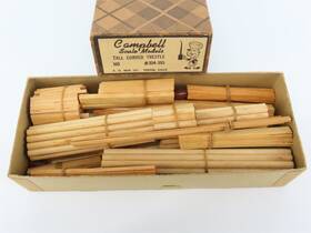 304-395 Campbell Scale Models Ho 1/87 Kit Tall Curved Trestle