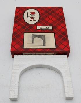 348-160 Campbell Scale Models Ho Double Track Stone Portal Ln/box