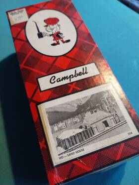 358-1095 Campbell Scale Models Ho/hon3 Trains Kit #358-1095 Sand House Vintage 1966 Rare