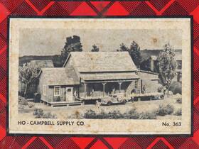 363-1450 Campbell Scale Models Ho 1/87 Kit Supply Co