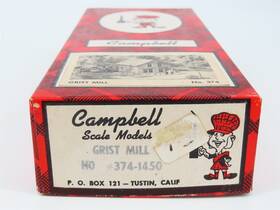374-1450 Campbell Scale Models Ho 1/87 Kit Grist Mill