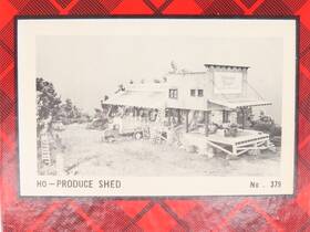 379-1750 Campbell Scale Models Ho 1/87 Kit Produce Shed