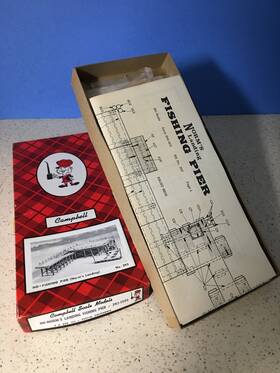 392-1595 Campbell Scale Models Ho-norms Landing Fishing Pier C-7 N.o.s