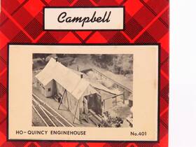 401-2495 Campbell Scale Models Ho Kit #401-2495 Quincy Engine House