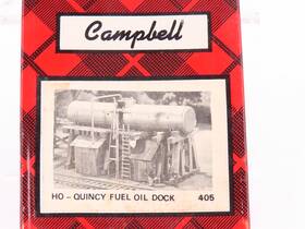 405-1495 Campbell Scale Models Ho Kit #405-1495 Quincy Fuel Oil Dock
